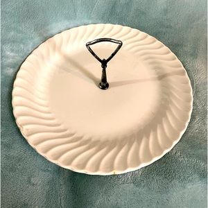 Sheffield Bone White, center handle is silver and can be removed to wash